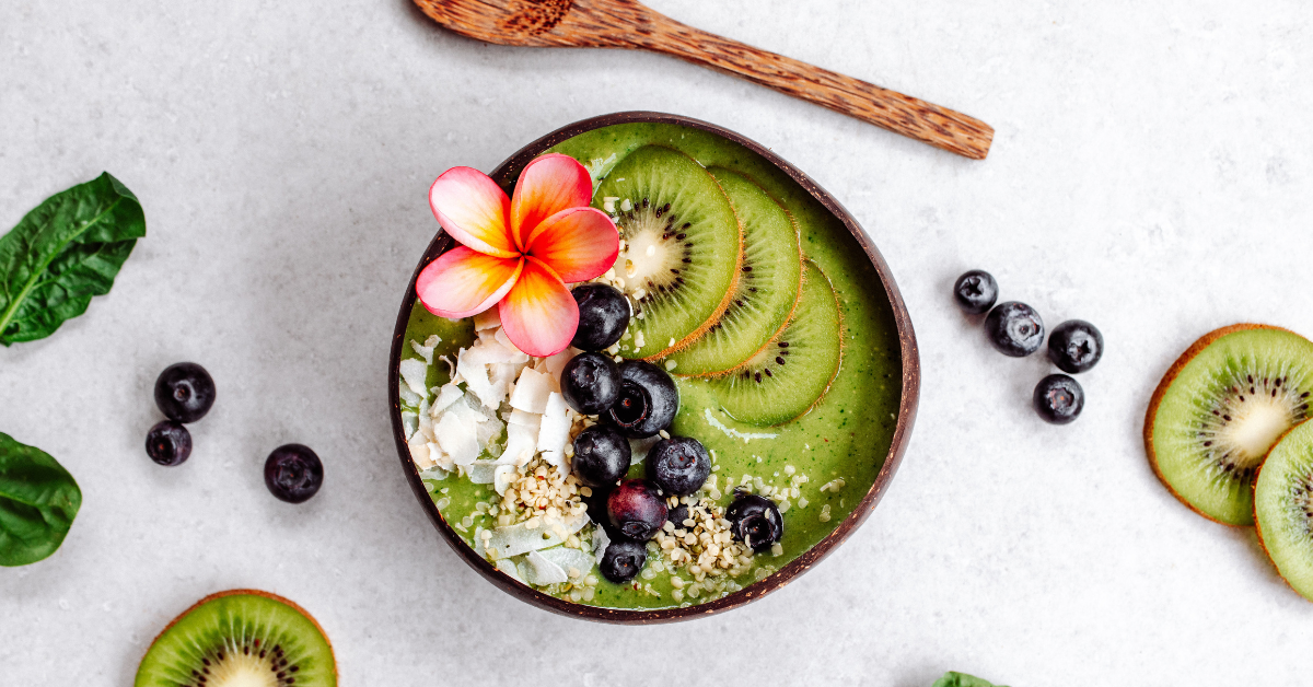 Summer Green Smoothie Bowl Fertile Gut 1157